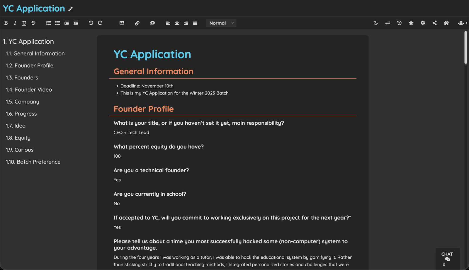 Glow Docs Screenshot 2